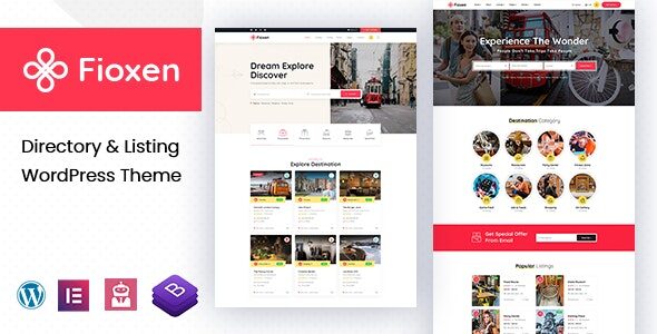 Fioxen 1.0.9 – Directory Listing WordPress Theme