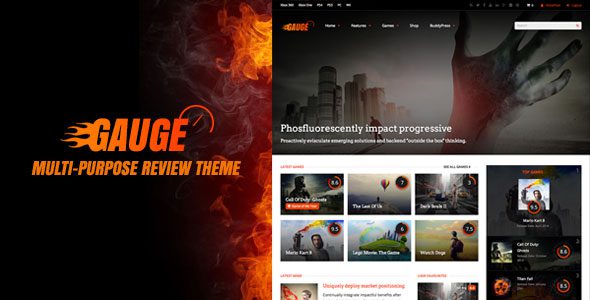 Gauge 6.50.2 – Multi-Purpose Review WordPress Theme