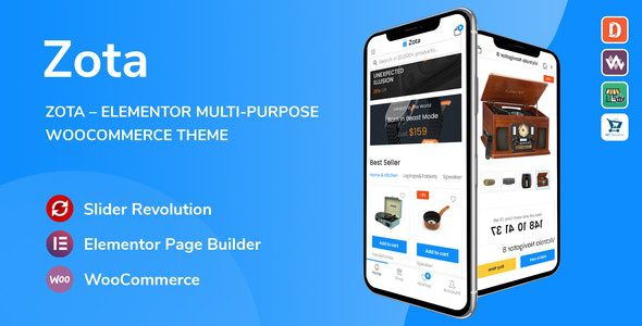 Zota 1.3.1 – Elementor Multi-Purpose WooCommerce Theme