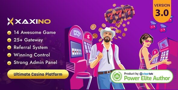 Xaxino 3.0 – Ultimate Casino Platform