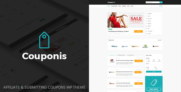 Couponis 3.1.7 – Affiliate & Submitting Coupons WordPress Theme