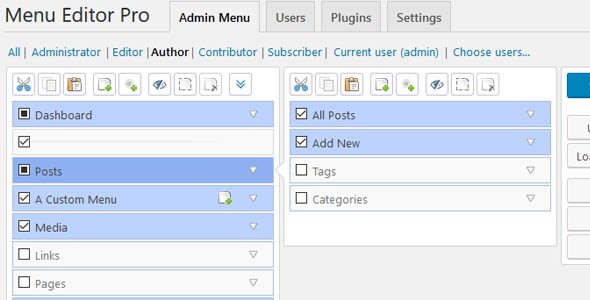 Admin Menu Editor Pro 2.26