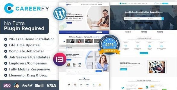 Careerfy 9.7.9 – Job Board WordPress Theme