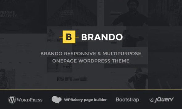 Brando 2.3 – Responsive and Multipurpose OnePage WordPress Theme