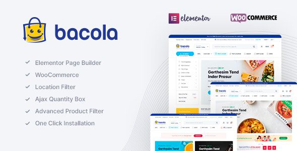 Bacola 1.4.9 – Grocery Store and Food eCommerce Theme
