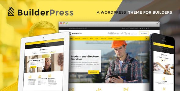 BuilderPress 1.2.5 – Construction and Architecture WordPress Theme