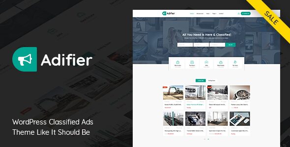 Adifier 3.9.3 – Classified Ads WordPress Theme