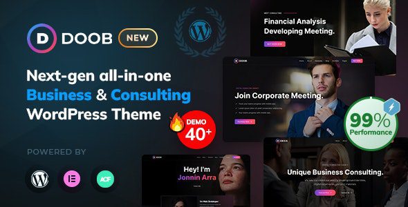 Doob 2.0.2 – Business & Consulting WordPress Theme