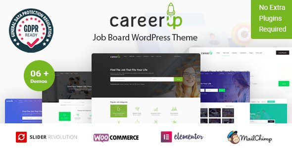 CareerUp 2.3.34 – Job Board WordPress Theme