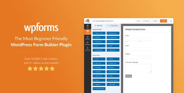 WPForms Elite 1.9.1.4 + Addons – WordPress Forms Plugin